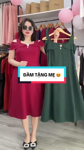 Đầm tặng mẹ #damtrungnien #damtangme 