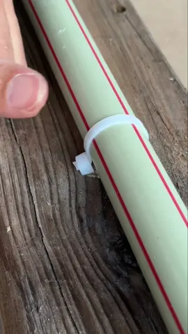A simple tip to secure a water pipe with a zip tie. #DIY 