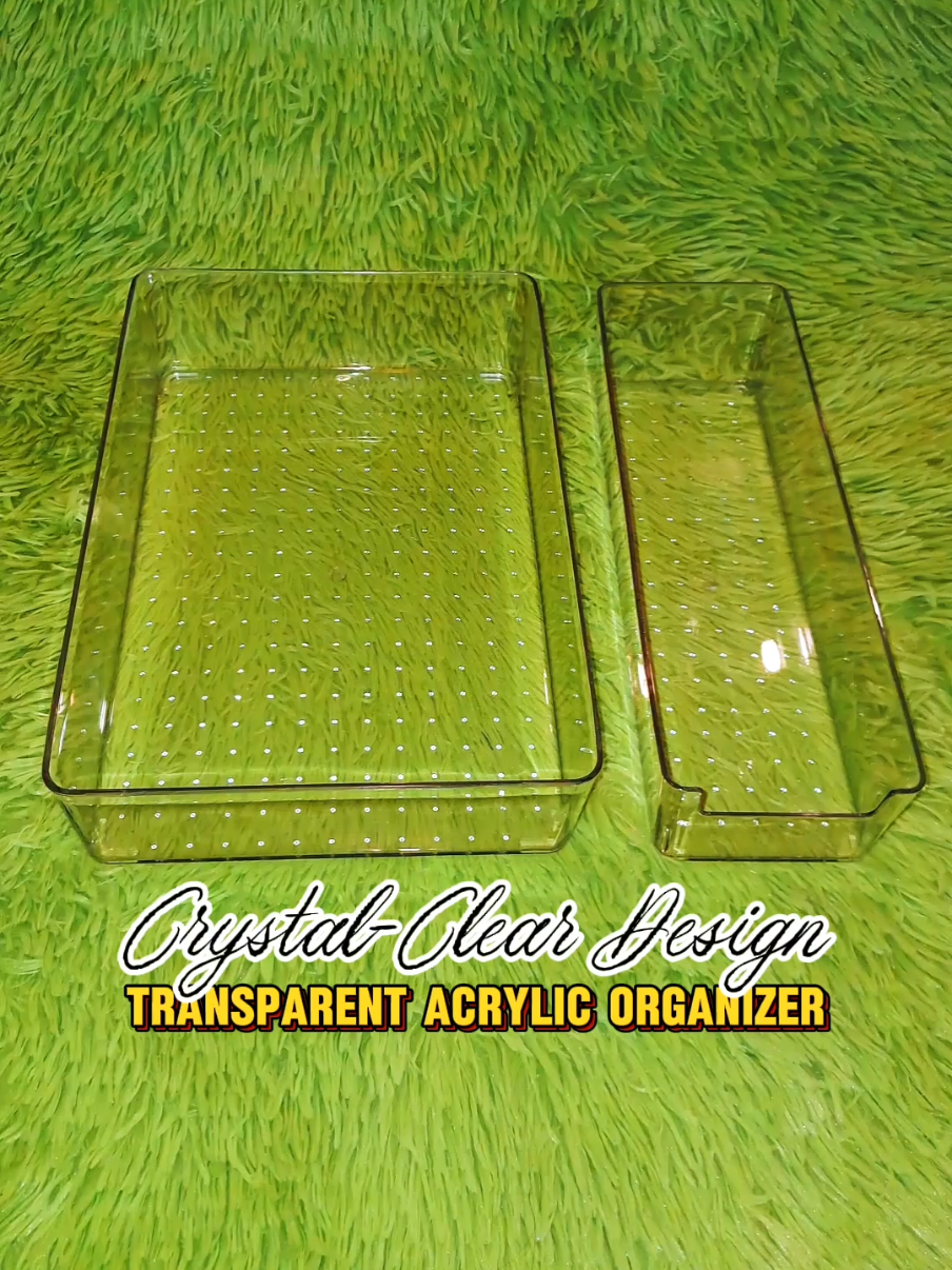 If kalat na naman table mo… this Transparent Acrylic Organizer is your sign! 😍 💎 Crystal clear design — super aesthetic 🧼 Easy to clean 🖊️ Perfect for makeup, skincare, pens, accessories 🧩 Stackable + space-saving 🌟 Makes your desk look CLEAN & CLASSY instantly! 📦 Legit quality, hindi madaling magasgas! Add to cart now habang may stock pa ✨🔥 #transparentacryclicorganizer #acrylicorganizer #acrylicstorage #crystalclearacrylic #organizer 