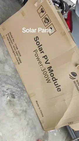 Solar Panel berkapisiti Besar 300w..monocrystaline .kuasa yang stabil. #solar  #solarsystem #solarinstaller  #solarpanel  #outdoor 