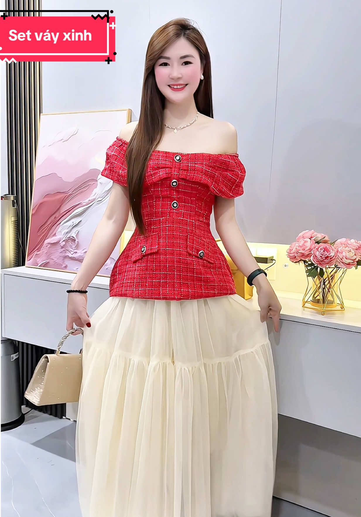 Set váy xinh diện đi chơi, đi tiệc quá đẹp ❤️ #setvayxinh #setvay #setboxinh #xuhuong #Dungonha 
