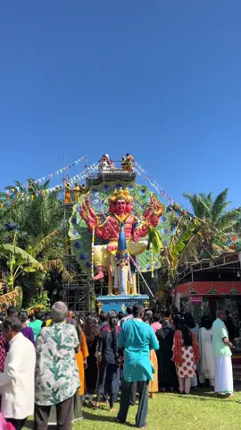 Malaysia’s First 28ft Murugan Statue 🦚💛#tapahestate #tapahmurugantemple #murugan #murugantemple #tapahroad 