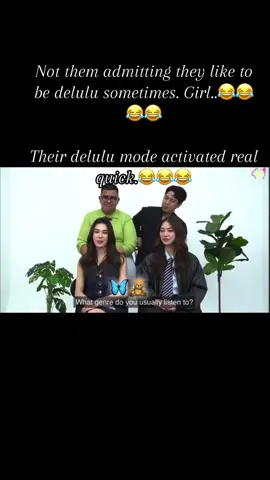 Not them admitting they like to be delulu sometimes. Girl..😂😂😂😂   Their delulu mode activated real quick.😂😂😂 #LenaMiu #ลีน่าหมิว  #MySafeZoneSeries#อย่าปิดการมองเห็นหนูนะ♡🖤🥀 #tiktok @Miu T. @𝐿𝑜𝑟𝑒𝑛𝑎 𝑆𝑐ℎ ⋆｡˚ ❀ 