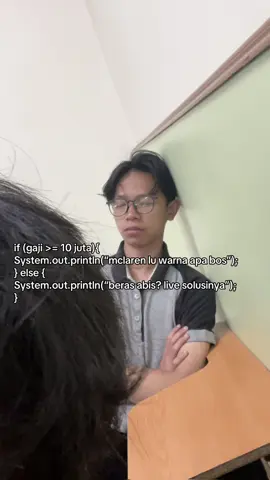 “mclaren abis? live solusinya” #codinghumor #javaprogramming #python