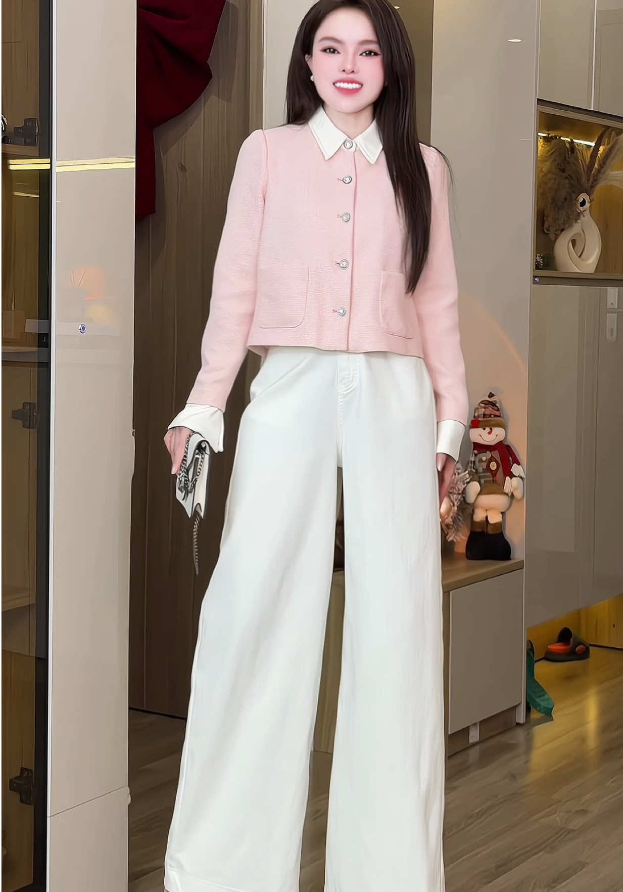 Set áo dạ cao cấp mít quần áo cạp cao nhà Calie trẻ trung tôn dáng chất mềm đẹp mê có đủ size lắm luôn các chị em ơi 😍#gucuanhue #setbo #setboxinh #setbonu #calie 