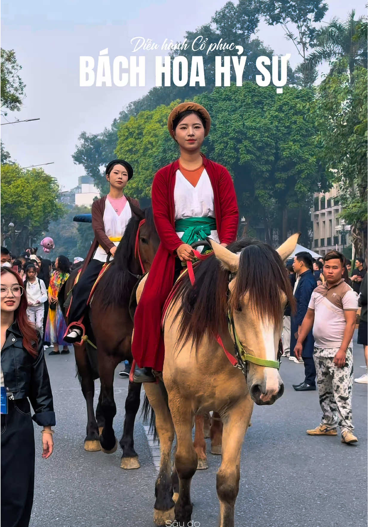 Diễu hành Cổ phục - Bách Hoa Hỷ sự! #bachhoahysu #bachhoabohanh #Cophuc 