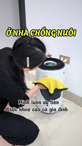 Hà nội ô nhiễm không khí nặng nề, nhà mình ốm từ bố đến con hic hic #levoitvietnam #levoitcore400s 