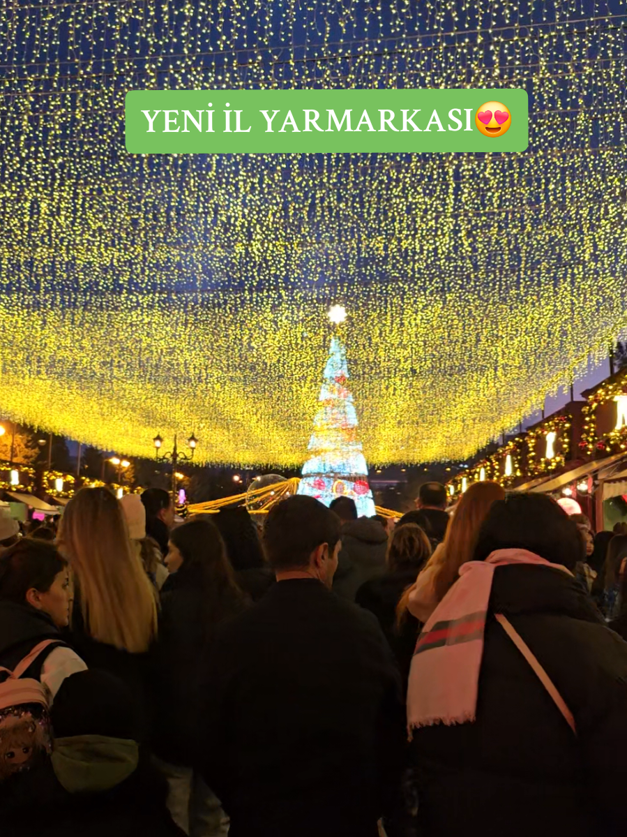 😍Yeni il Yarmarkası Bakı Bulvarı #baku #tiktokviral #2026 #newyear #keşfetteyizzz 
