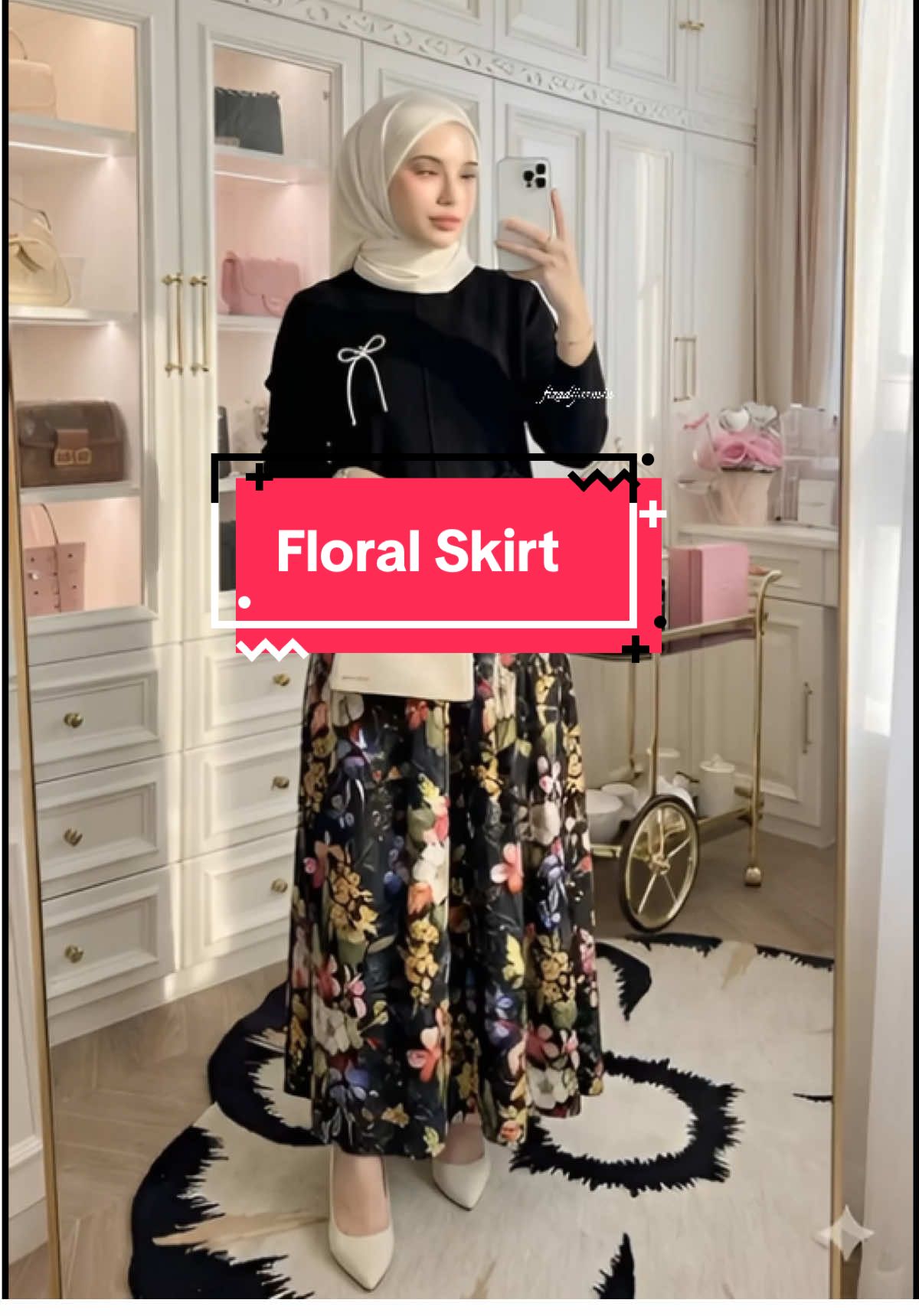 Serious weyy outfit macam ni nampak sweet dan stylish 😍 Plus saiz pun ada tau #skirtfloral #skirt #skirtoutfits #ootdfashion #searchengineoptimization 