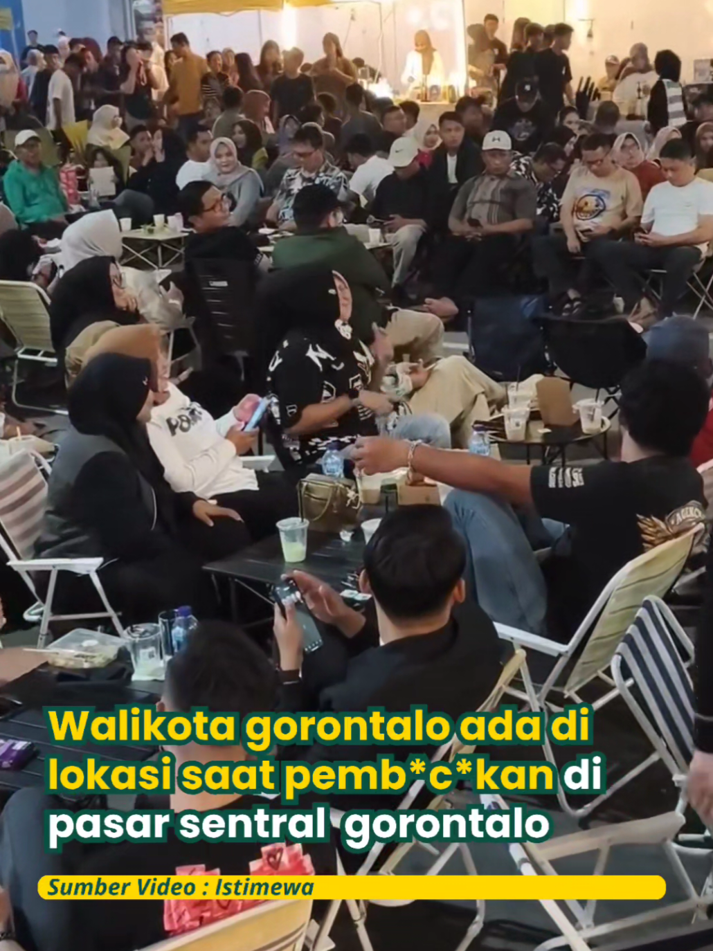 Walikota gorontalo ada di lokasi saat p*mb*c*k*n di pasar sentral gorontalo