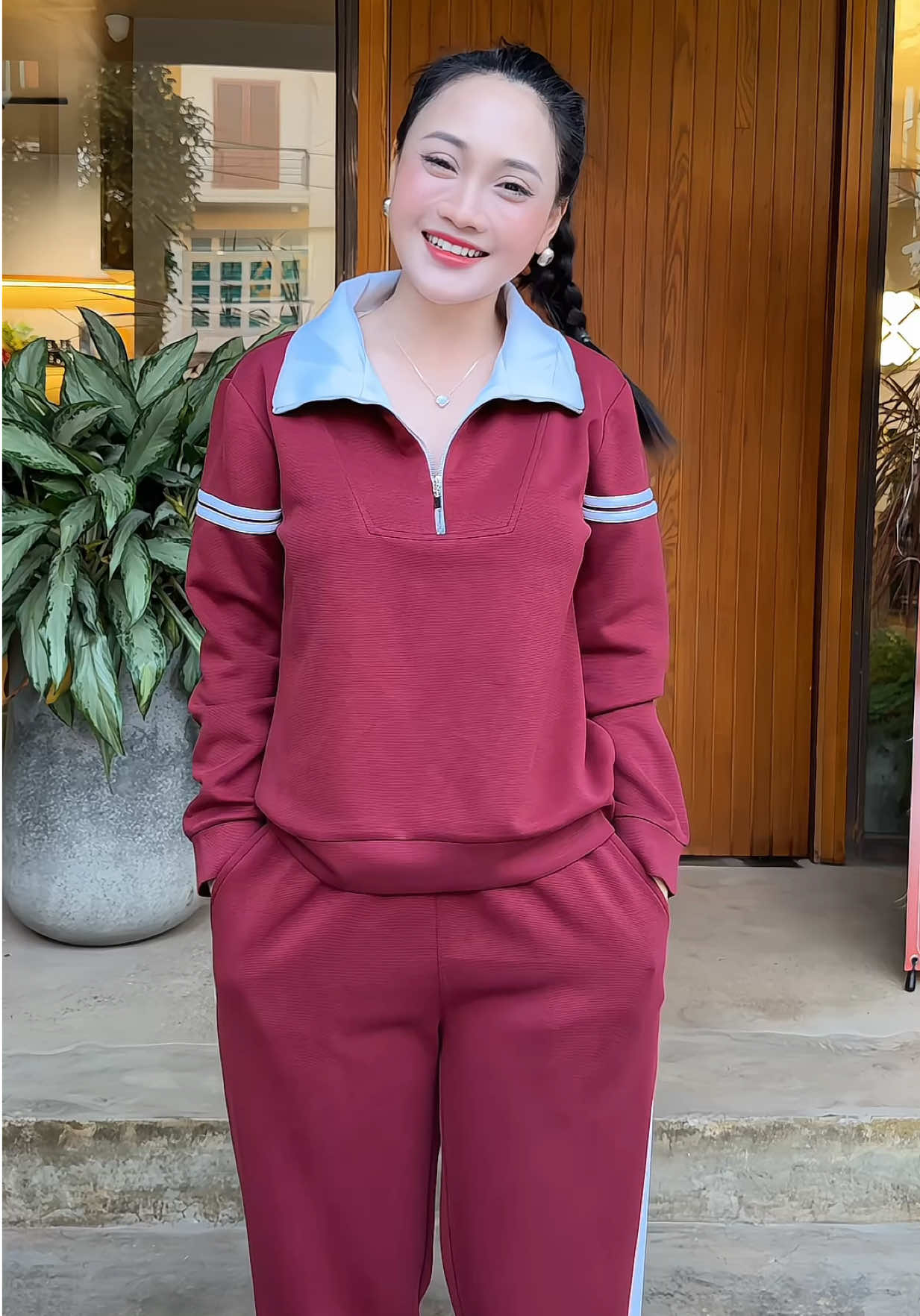 Bộ quần áo nỉ chất dày dặn#laroma #muadong #setquanao #muadong 