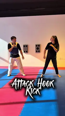 Step-by-step attack hook kick tutorial break it down, nail the technique, own the recovery. 🥋💥 #taekwondo 