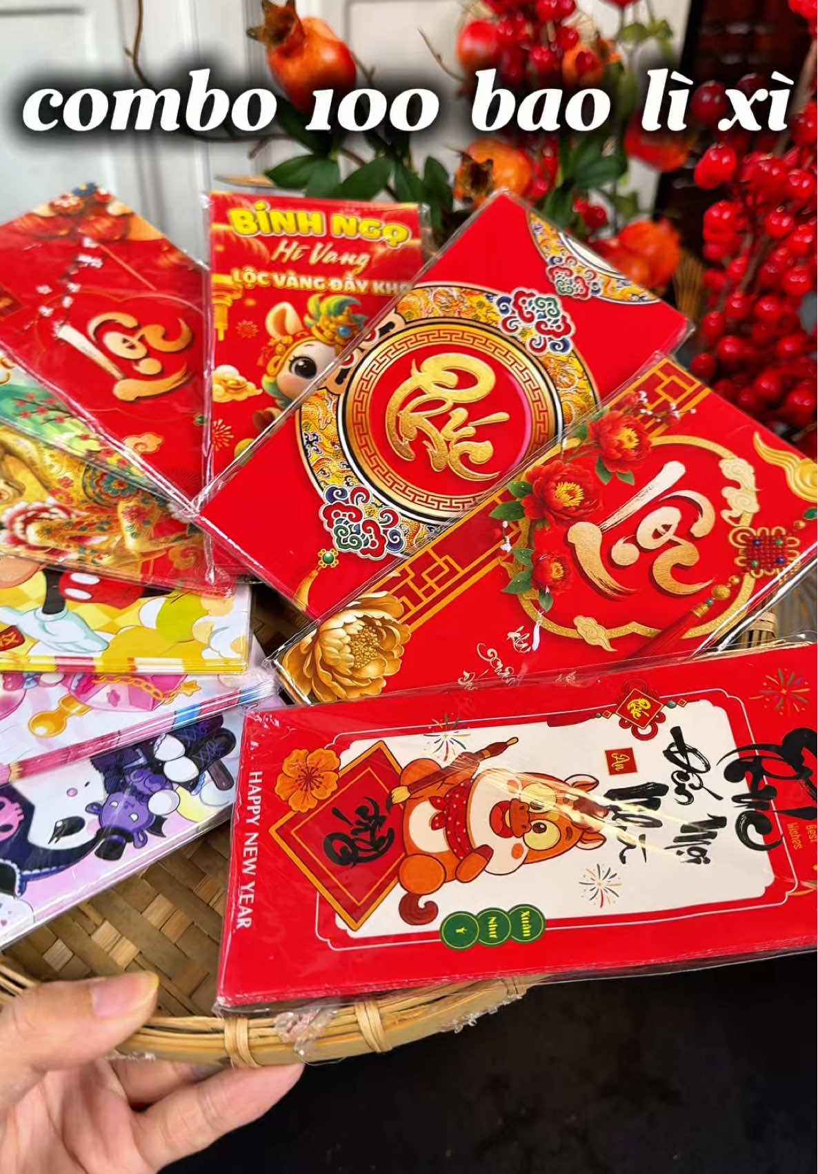combo 100 bao lì xì #combo100baolixi #quelaem26 
