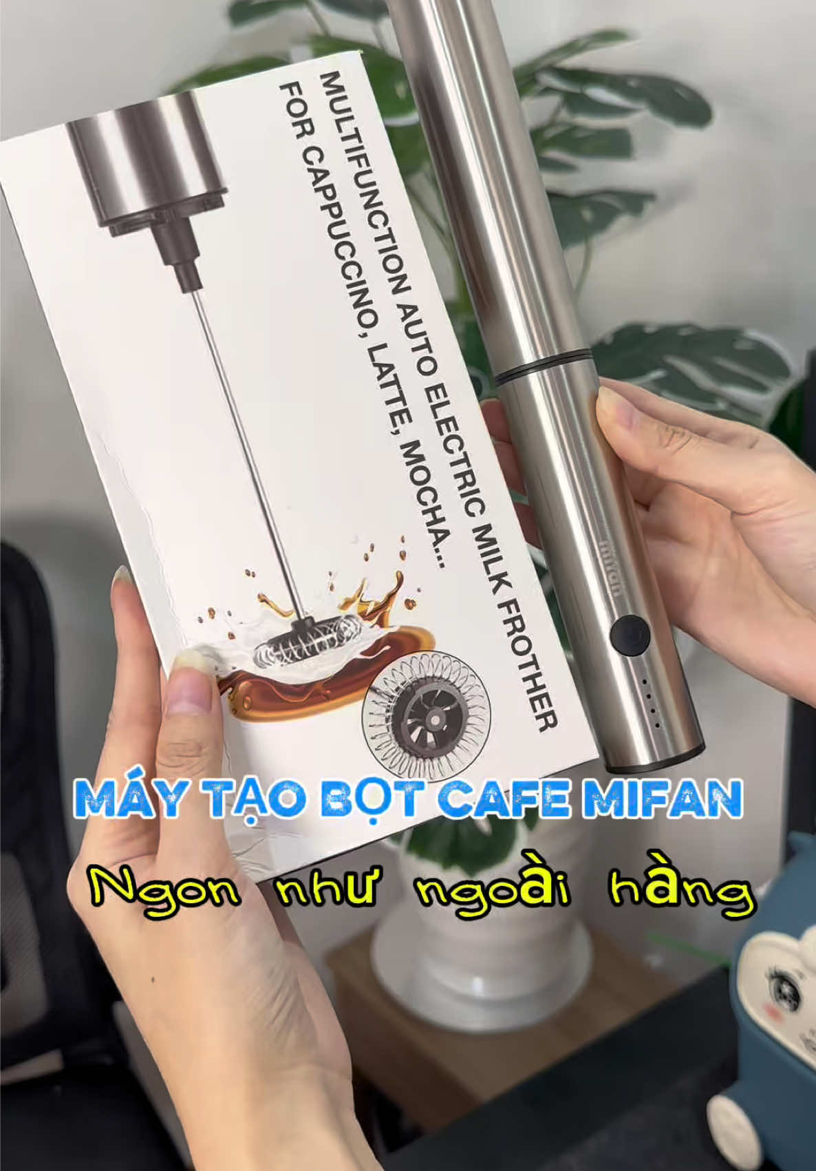 Máy tạo bọt cafe Mifan #xuhuong #maytaobotcaphe #maytaobotcaphemifan 
