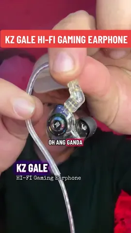 KZ Gale Hi-Fi Gaming Earbuds with Dual Mic – Super Linear Driver, 10–20000Hz Wide Frequency, In-Ear Headphones Ergonomic Design, Music Monitor, Custom Gaming Headphones #gamingearbuds #kzearphones #hifiaudio #dualmic #GamingSetup     