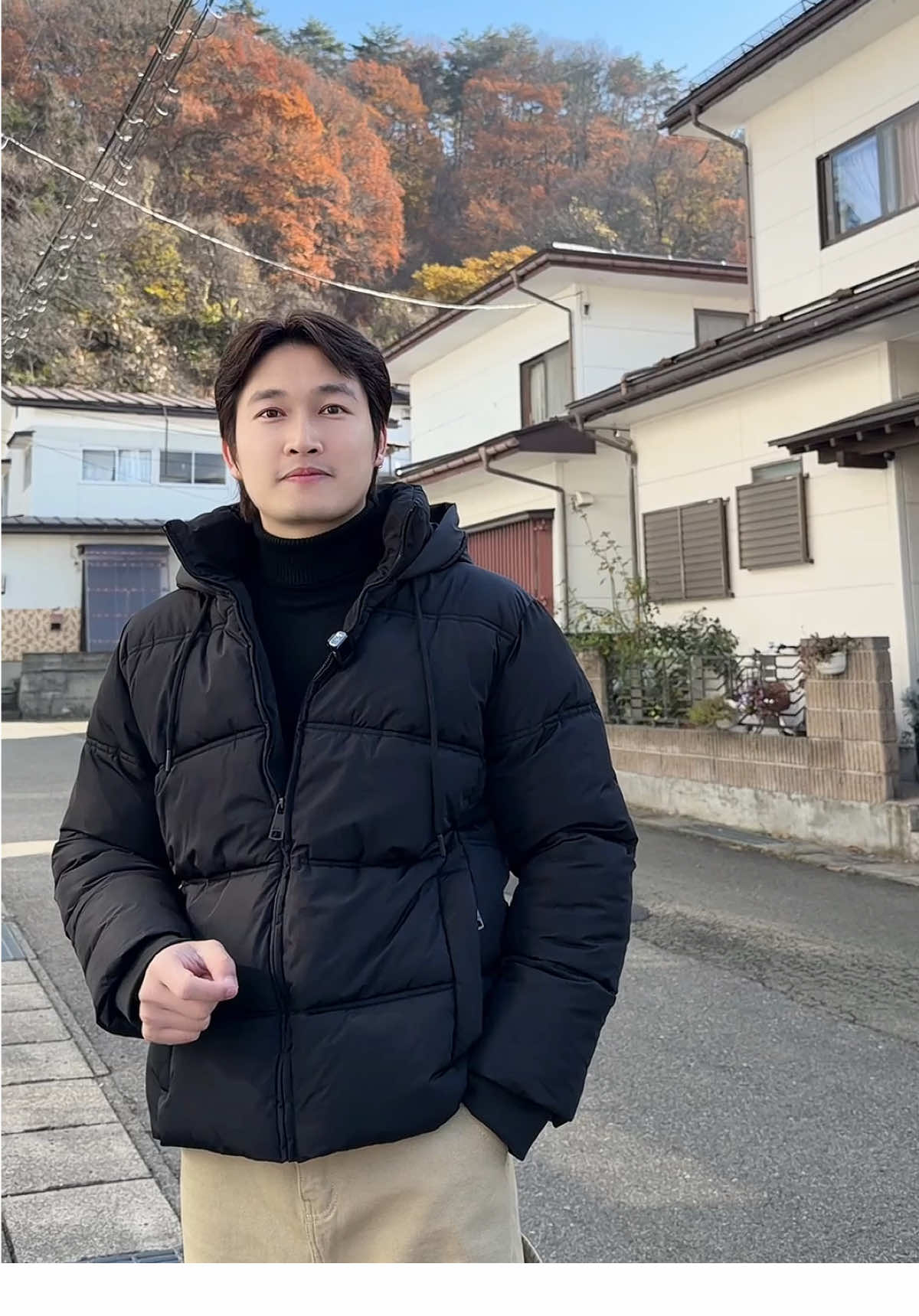 Áo khoác phao Guno #tikhub #xuhuong #thoitrangnam #aokhoacnam #aophao 