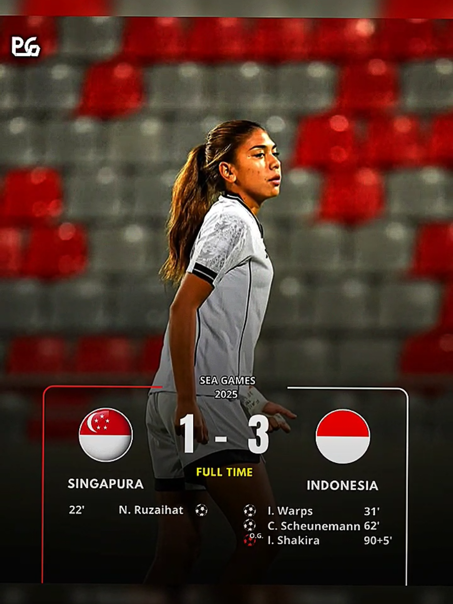 Lapor Ketua‼️Garuda Pertiwi Meraih Kemenangan Setelah Mengalahkan Singapura 1-3🔥 - - - - - #fulltime #kemenangan #timnasindonesia #singapura #pesonagaruda 