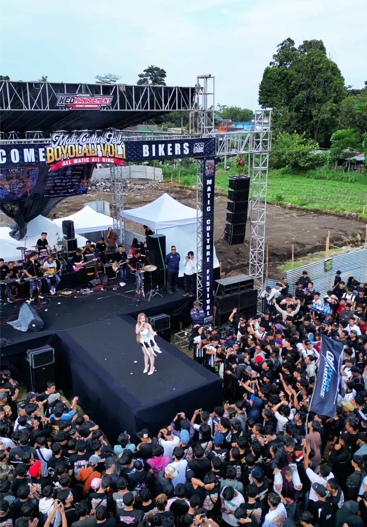 Ajeng febria hari ini🤩🤩 yang hadir absen sini lurr 🔥🔥 #ajengfebria #maticculturefest #boyolali #sewadroneboyolali #maticindonesia 