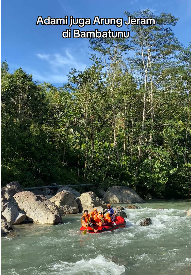 Arung jeram di Pasangkayu 😍#bambatunu #kalukunangka #arungjeram #pasangkayu #wisataalam 