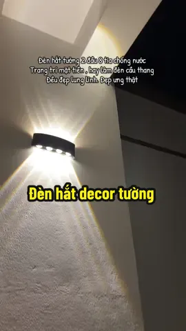 ☘️ Đèn hắt trang trí tường. Đẹp lung linh. Mua về mà ưng thật sự #viral #denhattuong #dentrangtri #dentuong #denhat2dau 