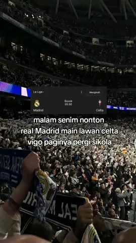 sebentar subuh nonton real Madrid vs celta vigo pukul (05.00) dan paginya pergi ke sekolah.#realmadrid #celtavigo #laliga #lewatberanda #bismillahfyp 