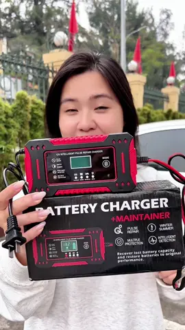 Sạc bình ác quy ô tô, xe máy tiện lợi #sac #sacbinhacquy #sacbinhxemayoto #xuhuong #bongbuongbinh