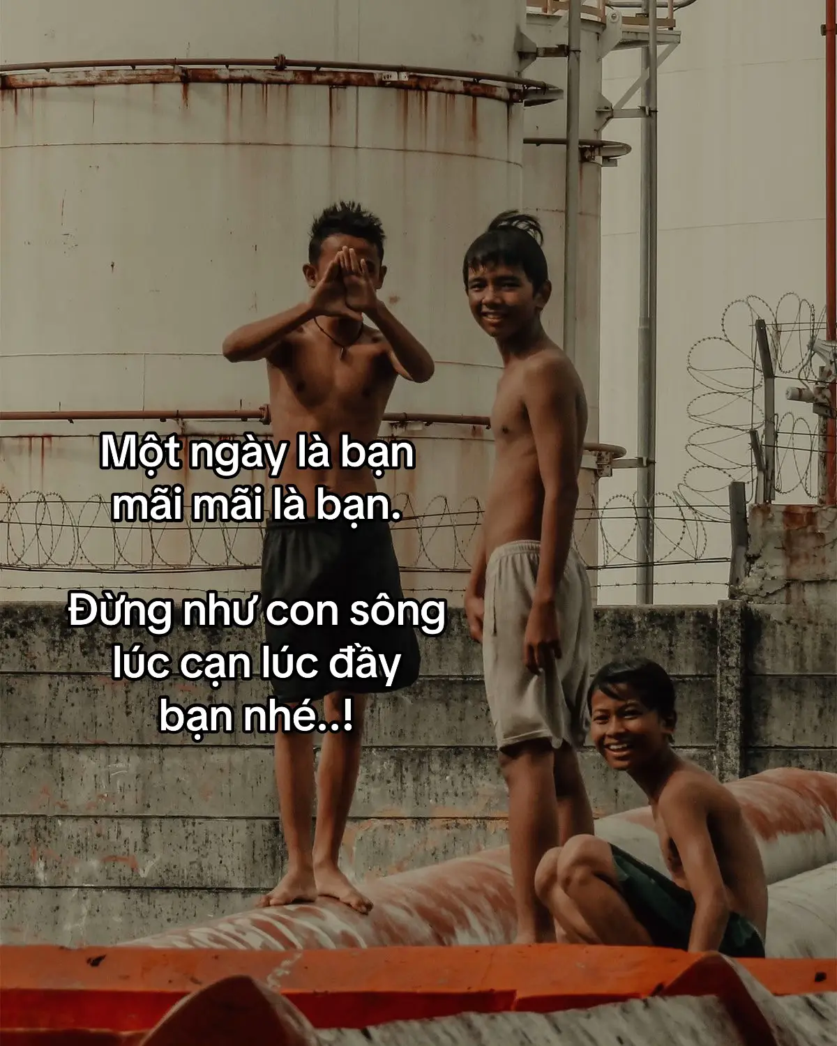 Phần 175 | 有一天，你们永远是朋友。不要像一条有时干涸有时充满朋友的河流..！#stt #tamtrang #xphuong07 #sttdoi #anhem 