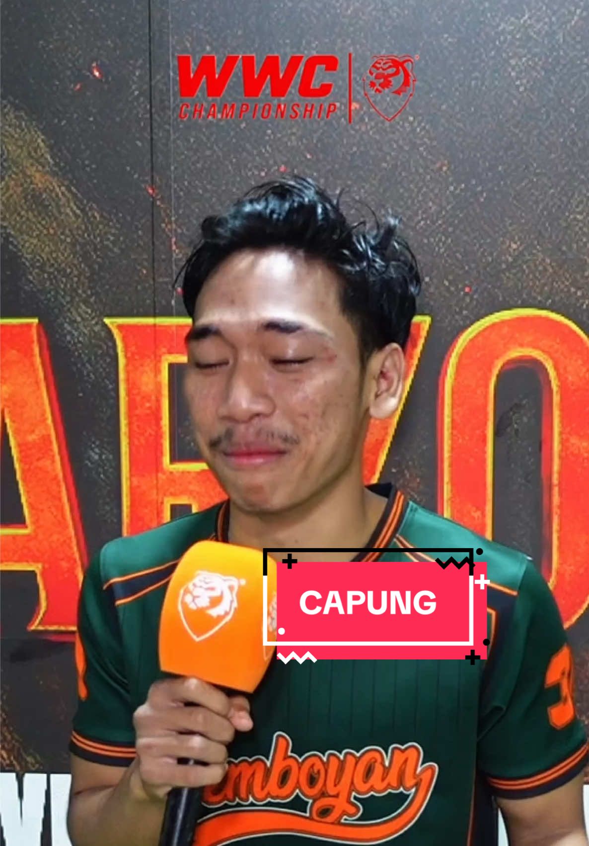 “Ibu ayah aku nonton di rumah tapi aku tidak dapat banggakan mereka” @wwc.championship #warzonechampionship #wwc #warzone #malaysiavsindonesia #combatsports 