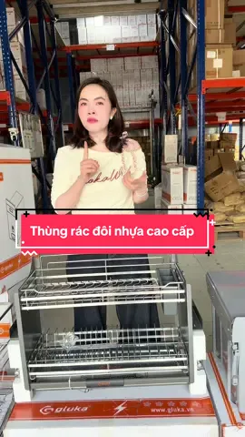 Thùng rác đôi nhựa cao cấp #giadaothotinox304  #thungrac #nhua  #giadaothotinox304  #bep