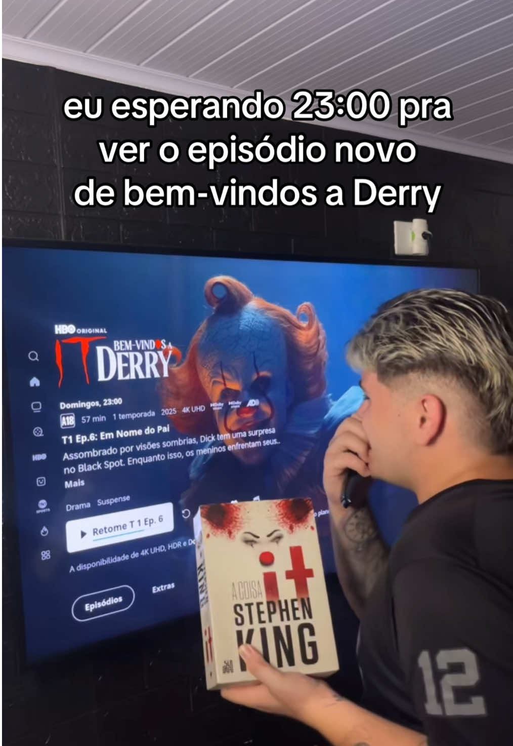 estão ansiosos pr episódio de hoje? Ainda não estou preparado pra ver o incêndio do Blackspot😭 #ofreittas #itbemvindosaderry #itwelcometoderry #itacoisa #hbomax 