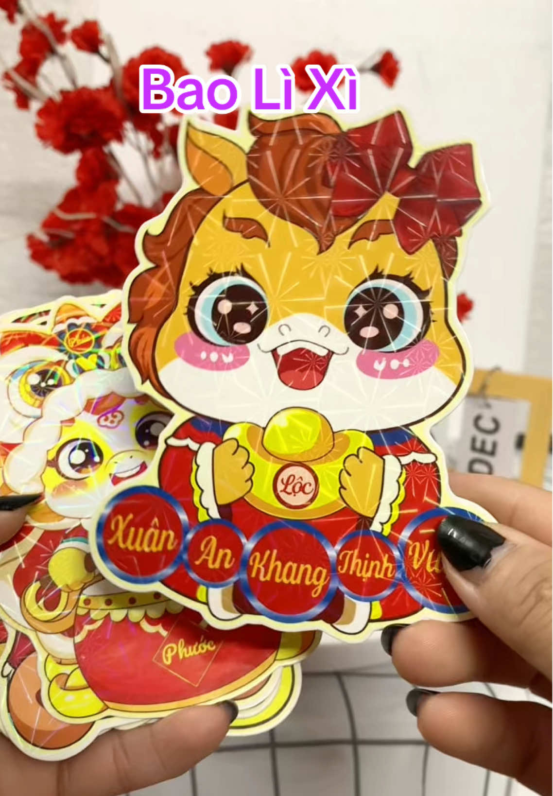 Bao Lì Xì CHIBI Tết Bính Ngọ 2026 , nhiều mẫu dễ thương ,xinh xỉu #lixi #lixitet2026 #tetbinhngo #xuhuong #utem 