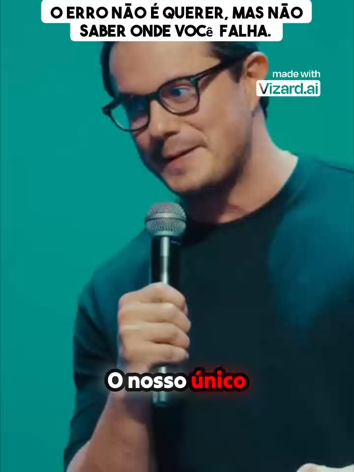 O erro não é querer_ mas não saber onde você falha.