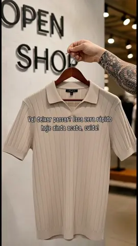 Camisa Polo em Tricot😏🔥 #estilomasculino #modamasculina 