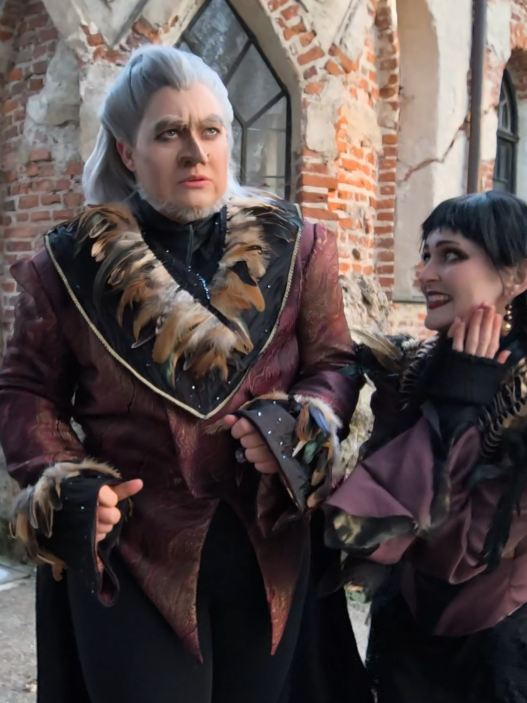 Dad @Franzi and me on a shopping trip #odileswanlake #barbie 