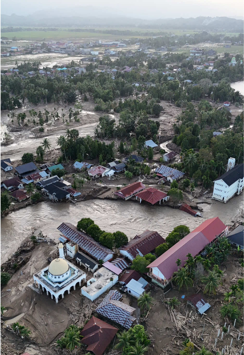 Tinggal kenangan Gedung Sekolah Islam Terpadu Annur pidie jaya😭🥹 #banjir #aceh #sekolah #sekolahku 