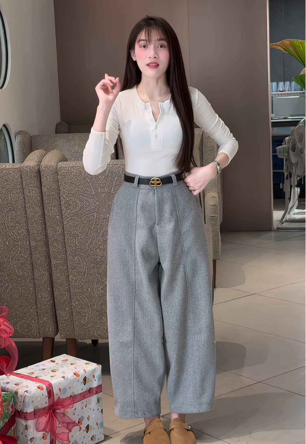 Quần dạ#quanda #quansuong #quanongrong #tinhxinhclothing 