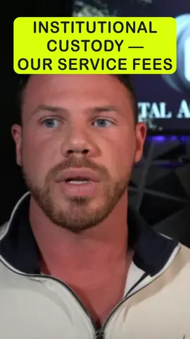 Discover what institutional custody actually costs. 20 basis points trading, 2% management under $5M, dropping to 0.4% over $10M as you grow.