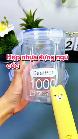 Hộp nhựa trong suốt có nắp đậy, đựng các loại đồ khô, ngũ cốc, đa dạng dung tích cho mọi người lựa chọn #hopnhuadungthucpham #hopnhuadungngucoc #hopnhuadunghat #hopnhuaconap #hopnhuatrongsuot 