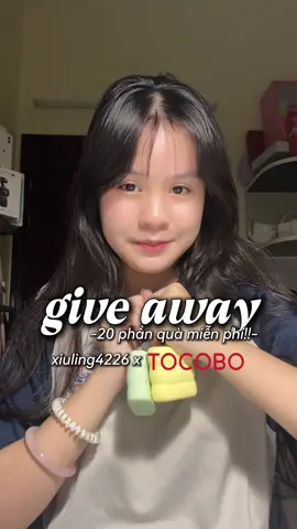 THỜI GIAN DIỄN RA GIVE AWAY: 7/12-14/12  VÀO NGÀY 15/12 TOCOBO SẼ COMMENT DANH SÁCH TRÚNG GIẢI NHAAA #xiuling4226 #giveaway #tocobo 