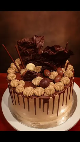 layer cake chocolat  chantilly mascarpone  CBR crème au beurre russe chocolat  #layercake #cakedesign 