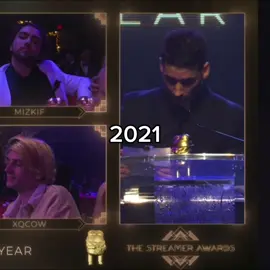 streamer of the year through 2021-2025 #streamerawards #streamer #awards #fyp 