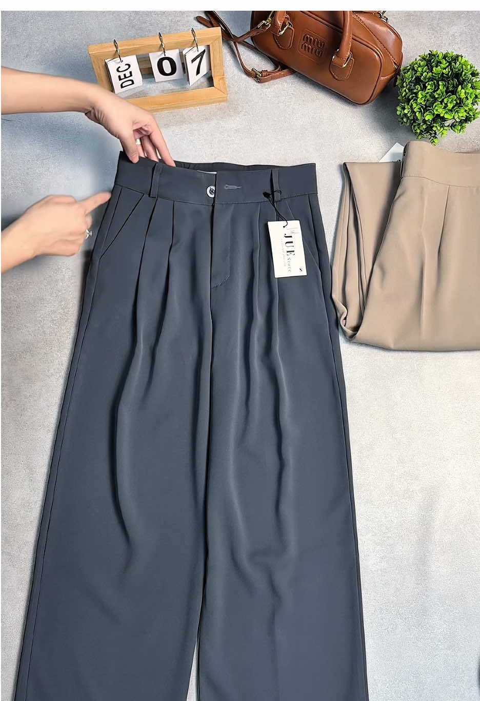 Suông vải nấm lùn #tiktok #xuhuong #quansuong #quansuongnu #quanvai 