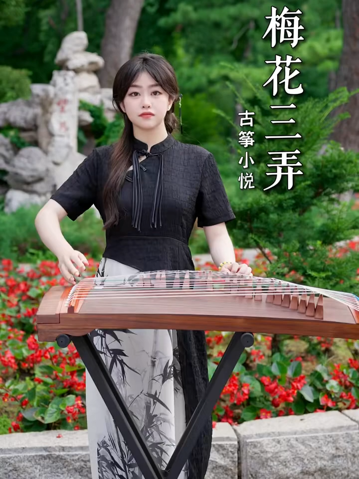 古箏GuZheng - 梅花三弄 - 梅花三弄風波起雲煙深處水茫茫 #shorts #tangyin#古箏GuZheng#古風 - 中國樂器 chinese music唐音乐队小悦xiaoyue