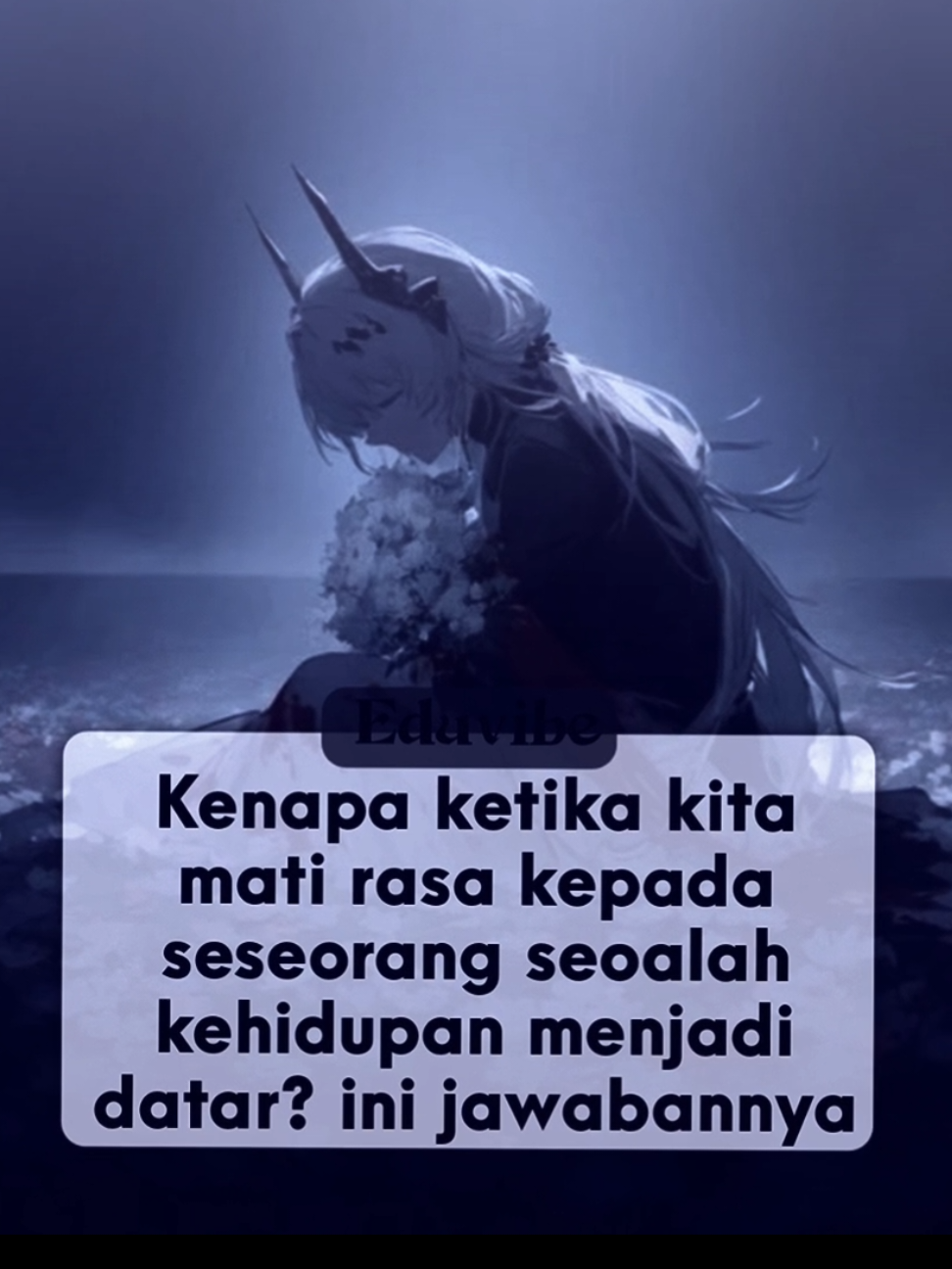Karena saat kamu “mati rasa” kepada seseorang, sebenarnya yang hilang bukan cuma perasaan tentang dia—tapi juga warna emosional yang dulu dia bawa ke hidupmu. Begini penjelasannya, simpel dan nyantol: 1. Karena manusia butuh “emosi penggerak” Perasaan terhadap seseorang—entah itu sayang, kagum, atau bahkan kesal—itu seperti bahan bakar emosi. Ketika itu hilang, hidup jadi seperti motor kehabisan bensin: mesin masih hidup, tapi nggak ada tenaga. 2. Karena kamu kehilangan fokus yang dulu mengisi pikiranmu Dulu ada seseorang yang bikin: hari jadi lebih berwarna, ada yang ditunggu, ada yang bikin deg-degan, atau minimal ada yang bikin kesel. Saat mati rasa? Semua itu mati lampu. Jadinya hidup terasa “datar dan sepi”. 3. Karena otakmu sedang masuk mode “pemulihan” Ketika kamu kehilangan rasa, biasanya otak memutuskan: > “Ini capek, ya udah jangan buang energi ke arah itu.” Akhirnya emosi mereda. Dan fase mereda ini biasanya terasa kosong, bukan bahagia. 4. Karena kebiasaan emosionalmu hilang Kamu terbiasa membayangkan dia, memikirkan dia, menaruh ekspektasi, atau bahkan marah. Itu semua jadi rutinitas emosi. Ketika berhenti mendadak… hidup terasa kosong seperti kehilangan suara ruangan yang tiba-tiba sunyi. 5. Karena kamu sedang “merestruktur pikiran” Kalau seseorang pernah punya tempat di hati/otakmu, ketika rasa itu hilang otomatis hidupmu perlu penyesuaian. Mirip ketika kamu pindah rumah — beberapa hari pertama selalu terasa aneh dan kosong. --- Tapi yang perlu kamu tahu... Rasa datar itu normal. Bukan tanda hidupmu monoton selamanya, bukan juga tanda ada yang salah dengan dirimu. Itu cuma transisi dari masa yang emosinya penuh → menuju fase netral. Nanti, pelan-pelan, duniamu bakal punya warna lagi. Bukan dari dia, tapi bisa dari: hobi baru, lingkungan baru, tujuan hidup, atau seseorang yang datang di waktu yang tepat.@𝙒𝙞𝙣𝙭𝙯𝙒𝙖𝙣𝙜𝙮𝙮`ft 𝙂𝘾 #fyp #masukberandafyp #jj #animeedit #edukasi 
