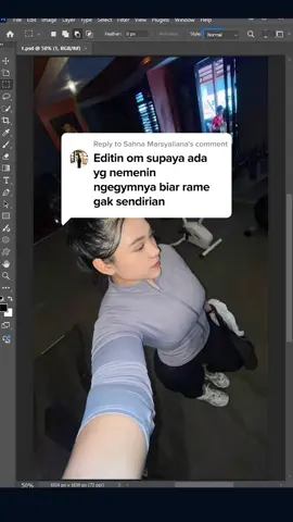 Lagi jaman edit poto pake ai #OnedayOneTiktok @sahnarsya 