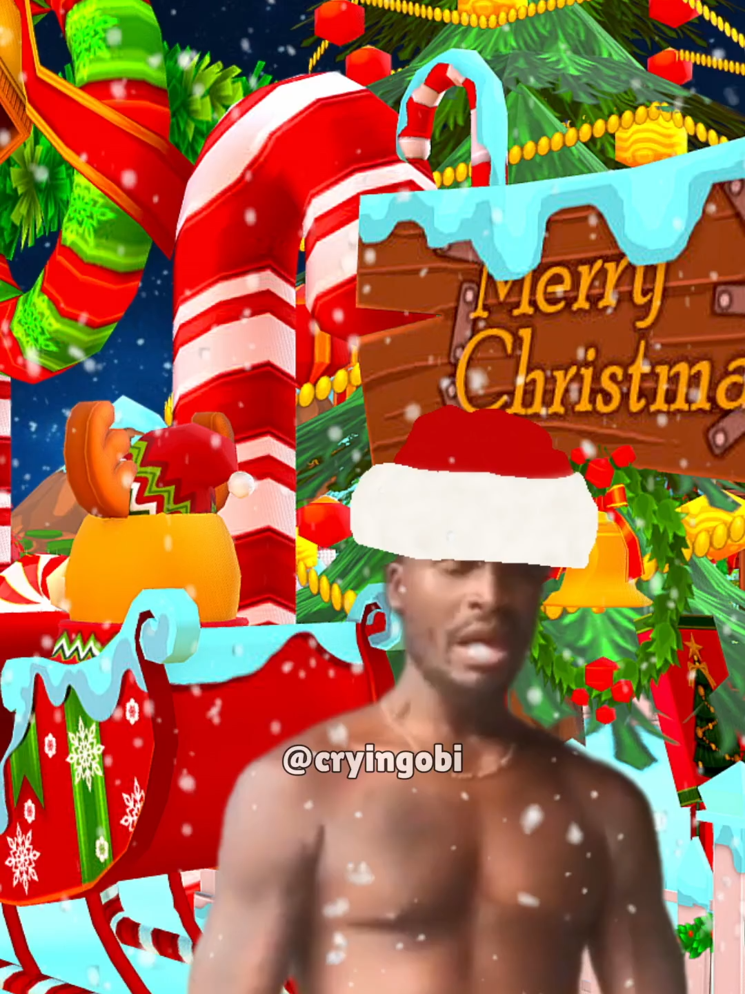 I am naked in front of my kids (jollypost meme) #fyp #cryingobi #edit #edits #memestiktok #brainrot#interview #santa