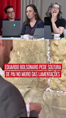 Bancada reage ao vídeo de Eduardo Bolsonaro pedindo a soltura do pai no Muro das Lamentações… #rivonews #israel #eduardobolsonaro #murodaslamentações #bolsonaro 