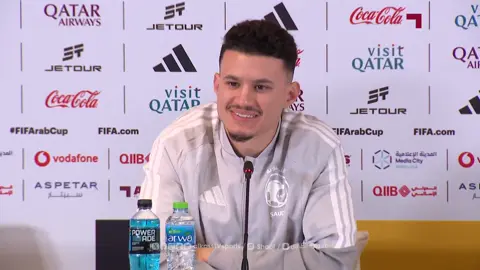 ‏شوف| ‏عبدالله الحمدان لاعب المنتخب السعودي: مجموعة السعودية من أصعب المجموعات في كأس العالم، و 'حلاوة كرة القدم' أن تقابل منتخبات قوية، وتركيزنا حاليًا منصب على كأس العرب ‏⁧‫#كأس_العرب2025‬⁩  ‏⁧‫#قنوات_الكاس‬⁩ || ⁧‫#منصة_شوف‬⁩ #الرياضة_على_تيك_توك  #fifarabcup 