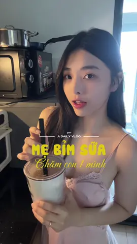 Một ngày của mẹ bỉm sữa chăm con 1 mình 👶🏻🤱🏻 #mebimsua #mebimsuachamcon #mommyhyhuan 