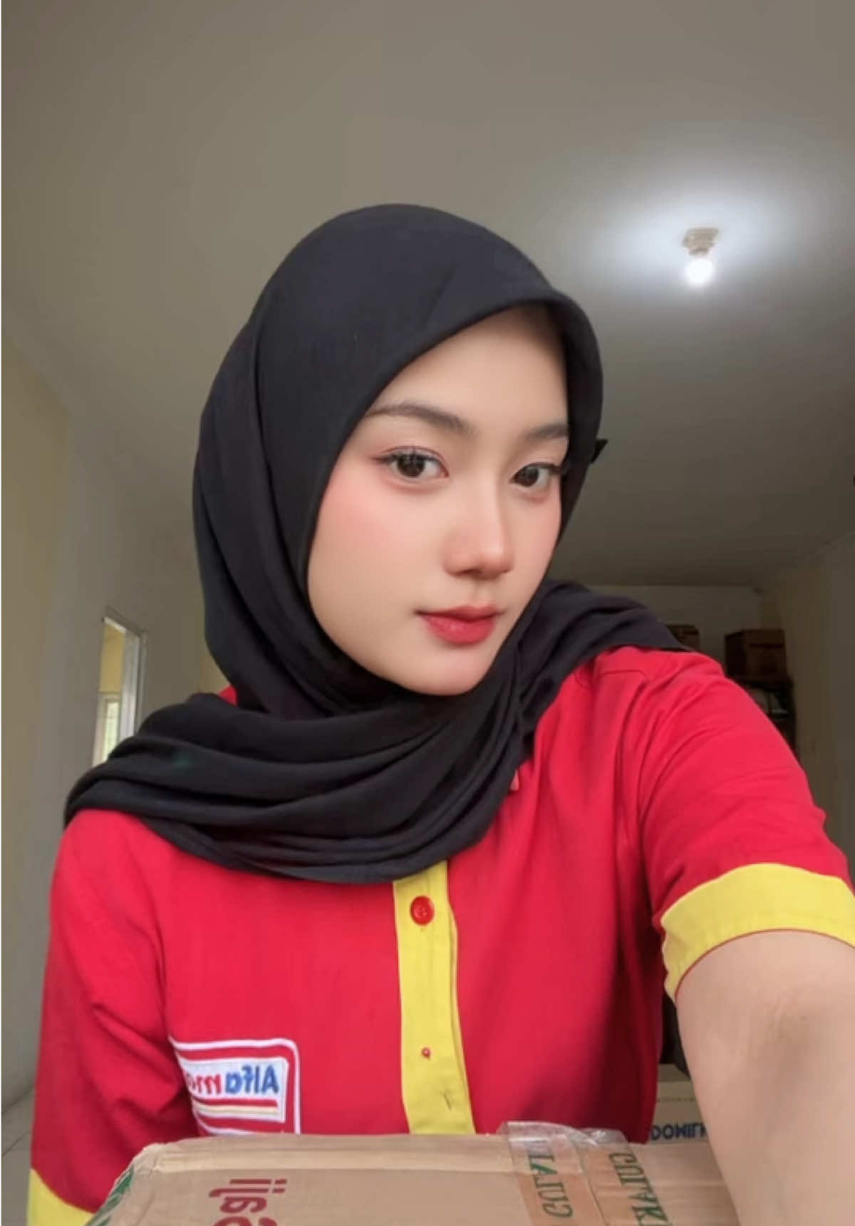 baru kelar beresin gudang bessss #kasiralfamart 